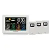Image de Station météo WS6204 Radio-Pilotée avec 3 capteurs thermo-hygro Blanc