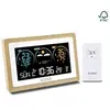 Image de Station météo colorée contour bois WS6283
