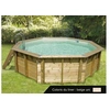 Image de Piscine bois Océa 4,30 x 1,20 m - Liner beige -