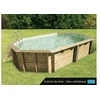 Image de Piscine bois Océa 6,10 x 4,00 x 1,30 m - Liner bleu -