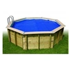 Image de Bâches à bulles bordée pour piscine octogonale 410 cm