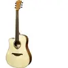Image de Lâg TL70DCE-NAT - Guitare électro-acoustique gaucher Tramontane - Naturel satiné