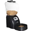 Image de Distributeur automatique de croquettes 45x20x47 cm - Noir - Pour chat et petit chien