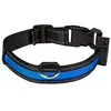 Image de Collier lumineux bleu rechargeable pour chien - Taille S - 2,5 cm - 40-45 cm