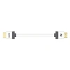 Image de Câble HDMI Cable plat Blanc 1 mètre