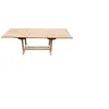 Image de table de jardin rectangle en teck brut 10 places KAJANG
