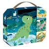 Image de 4 puzzles 43 pièces Evolutifs Dinosaures