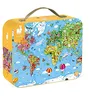 Image de Janod - Puzzle Enfant Géant Monde 300 Pièces - Carton Certifié FSC-Encre Végétale-Fabriqué en France - Dès 7 Ans, J02549 en occasion ou reconditionné