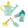 Image de Janod - Set Complet de Jardinage Enfant - 1 Seau, 1 Paire de Gants, 1 Pelle, 1 Râteau - Idéal pour Débuter Le Jardinage - Jouets de Jardin Dès 3ans en occasion ou reconditionné