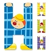 Image de Lettre h clown - janod