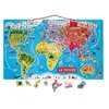 Image de Puzzle Monde magnétique 92 pièces