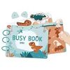 Image de Janod - Busy Book Thème Dino - 18 Pages d'Activités pour Bébés et Enfants Dès 3 Ans - Busy Board & Jouet Educatif Maternelle - Apprentissage Chiffres, Alphabet, Animaux... - Dès 3 Ans en occasion ou reconditionné