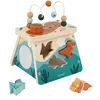 Image de Janod - Volcan Multi Activités - 5 Activités - Jeu d'Éveil Premier Age - Motricité Fine - Jouet Enfant Dinosaure en Bois FSC - Dès 12 Mois, J05827 en occasion ou reconditionné