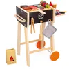 Image de Janod - Barbecue en Bois - Jouet d'imitation Cuisine et Dinette pour Enfants - 57 Accessoires Inclus - 2 Roues Silencieuses - Dès 3 Ans,J06619 en occasion ou reconditionné