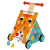 Image de Janod - Chariot Multi-Activités Chat en Bois - Pousseur Évolutif avec Frein et Poignée Ajustable - Apprentissage de la Marche - Dès 1 an, J08005, Multicolore en occasion ou reconditionné