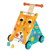 Image de Chariot multi-activités chat en bois