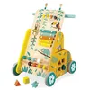 Image de Janod - Chariot Multi-Activités Tropik - Chariot de Marche en Bois - Jouet Educatif 6 Activités - Roues Silencieuses et Ecrous Stop - Certifié FSC - Peinture à l'Eau - dès 1 An, J08269 en occasion ou reconditionné
