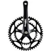 Image de Pedalier route compact 50-34d l170 strong impact noir 9/10v