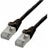 Image de MCL - Cordon de raccordement - RJ-45 (M) pour RJ-45 (M) - 2 m - paire torsadée écrantée (F/UTP) - CAT 6 - sans crochet, bloqué - noir