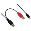 Image de MCL Samar Câble 2xUSB-A mâle (Alim&Data)/Mini B mâle#