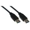 Image de MCL - Câble USB - USB type A (M) pour USB type A (M) - USB 3.0 - 3 m - noir