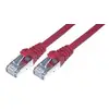 Image de MCL Samar CABLE RJ45 Armoured 0.5M CAT6 Red