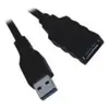 Image de MCL - Rallonge de câble USB - USB type A (M) pour USB type A (F) - USB 3.0 - 3 m - noir