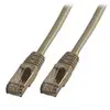 Image de MCL - Cordon de raccordement - RJ-45 (M) pour RJ-45 (M) - 50 cm - paire torsadée écrantée (F/UTP) - CAT 6a - gris