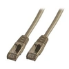 Image de MCL - Cordon de raccordement - RJ-45 (M) pour RJ-45 (M) - 5 m - paire torsadée écrantée (F/UTP) - CAT 6a - gris