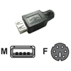 Image de - Adaptateur clavier/souris - USB (M) pour PS/2 (F)