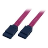 Image de - Câble SATA - Serial ATA 150/300/600 - SATA (F) pour SATA (F) - 50 cm - connecteur droite