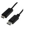 Image de MCL - Câble adaptateur - DisplayPort mâle pour HDMI mâle - 3 m - noir