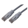 Image de MCL - Cordon de raccordement - RJ-45 (M) pour RJ-45 (M) - 5 m - UTP - CAT 5e - moulé - gris