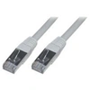 Image de MCL Eco - Cordon de raccordement - RJ-45 (M) pour RJ-45 (M) - 2 m - paire torsadée écrantée (F/UTP) - CAT 5e - moulé, bloqué - gris