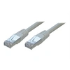 Image de MCL Eco - Cordon de raccordement - RJ-45 (M) pour RJ-45 (M) - 3 m - paire torsadée écrantée (F/UTP) - CAT 5e - moulé, bloqué - gris