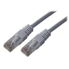 Image de MCL - Cordon de raccordement - RJ-45 (M) pour RJ-45 (M) - 2 m - UTP - CAT 6 - bloqué - gris