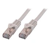 Image de MCL Eco - Cordon de raccordement - RJ-45 (M) pour RJ-45 (M) - 1 m - paire torsadée écrantée (F/UTP) - CAT 6 - sans crochet, bloqué - gris