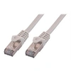 Image de MCL Eco - Cordon de raccordement - RJ-45 (M) pour RJ-45 (M) - 2 m - paire torsadée écrantée (F/UTP) - CAT 6 - moulé, sans crochet, bloqué - gris