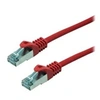 Image de MCL Eco - Cordon de raccordement - RJ-45 (M) pour RJ-45 (M) - 1 m - paire torsadée écrantée (F/UTP) - CAT 6 - moulé, bloqué - rouge