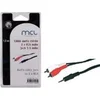 Image de MCL MC720GE - Câble audio - mini-phone stereo 3.5 mm mâle pour RCA x 2 mâle - 1.5 m