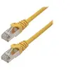 Image de MCL - Cordon de raccordement - RJ-45 (M) pour RJ-45 (M) - 2 m - SFTP - CAT 6a - sans halogène, sans crochet - jaune