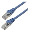 Image de MCL - Cordon de raccordement - RJ-45 (M) pour RJ-45 (M) - 3 m - SFTP - CAT 6a - sans halogène, sans crochet - bleu