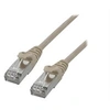 Image de MCL - Cordon de raccordement - RJ-45 (M) pour RJ-45 (M) - 20 m - paire torsadée écrantée (F/UTP) - CAT 6 - moulé, sans crochet, bloqué - gris