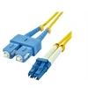 Image de MCL - Câble réseau - mode unique SC (M) pour mode unique LC (M) - 15 m - 15 m - fibre optique - 9 / 125 micromètres - OS2
