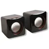 Image de MCL Mini Haut-parleurs 2 x 2W RMS - 120W PMPO alimentés par l'USB - Noir