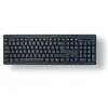 Image de ACK-301W/N - Clavier - sans fil - 2.4 GHz - AZERTY - Français - noir