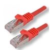 Image de MCL - Cordon de raccordement - RJ-45 (M) pour RJ-45 (M) - 5 m - 6.2 mm - SFTP - CAT 7 - sans halogène, moulé, sans crochet - rouge