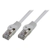 Image de MCL - Cordon de raccordement - RJ-45 (M) pour RJ-45 (M) - 15 m - SFTP - CAT 6a - sans halogène, moulé, sans crochet - gris