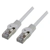 Image de MCL - Cordon de raccordement - RJ-45 (M) pour RJ-45 (M) - 3 m - SFTP - CAT 6a - sans halogène, moulé, sans crochet - blanc