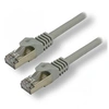 Image de MCL - Cordon de raccordement - RJ-45 (M) pour RJ-45 (M) - 1 m - 6.2 mm - SFTP - CAT 7 - sans halogène, sans crochet - gris